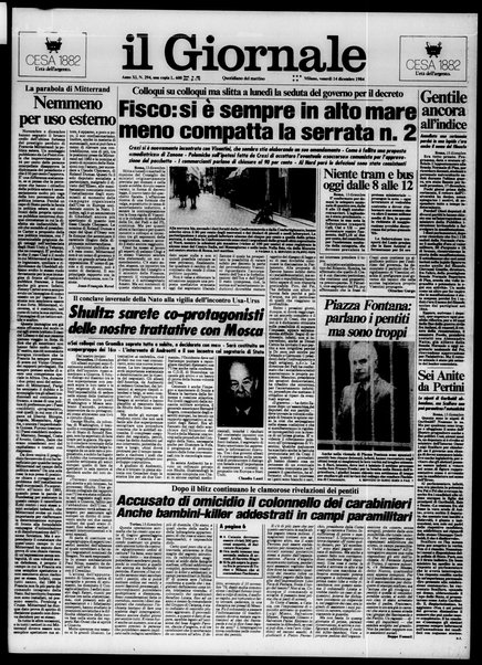 Il giornale : quotidiano del mattino